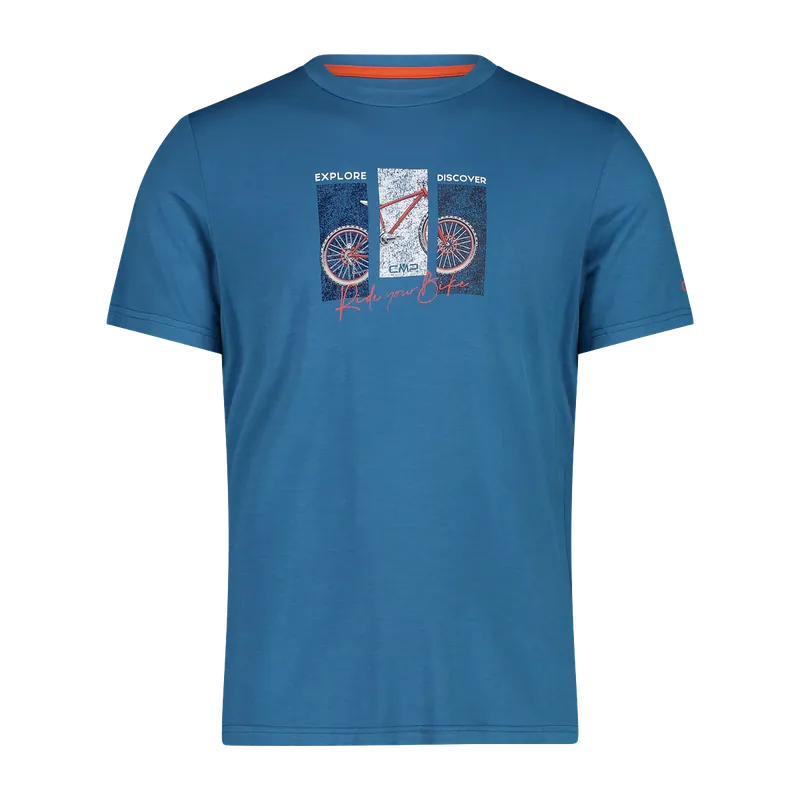 Omezená Nabídka CMP MAN T-SHIRT (Modrá) - Pánské triko Endorphin Republic
