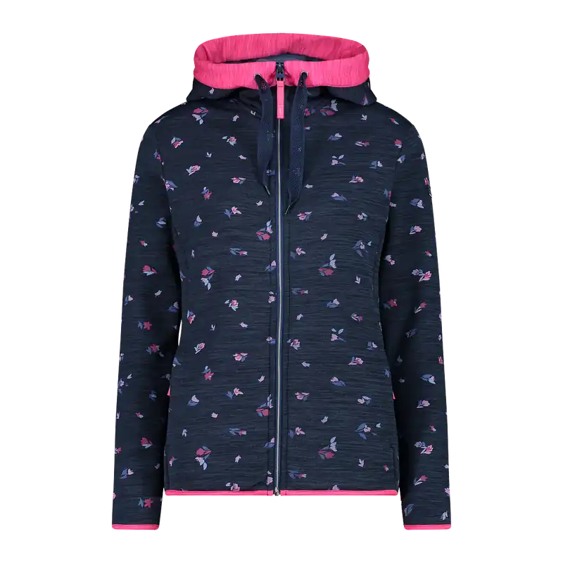 Originální CMP WOMAN JACKET FIX HOOD (Modrá) - Dámská mikina Endorphin Republic