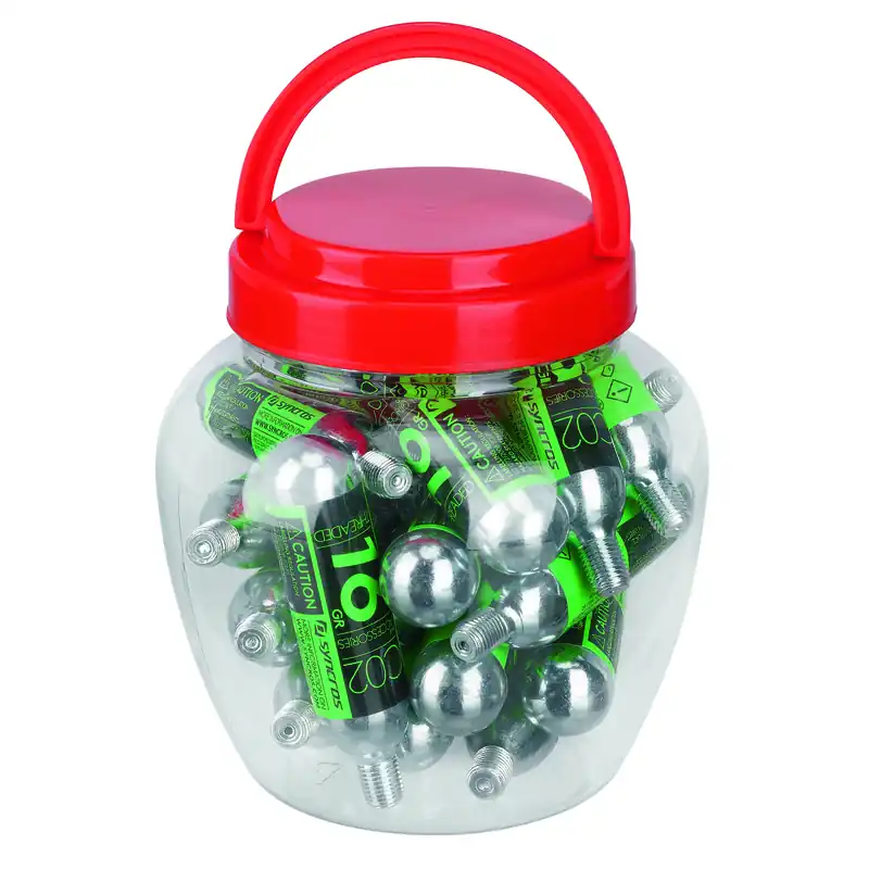 Syncros CO2 cartridge 16g thread. PAK-20 (Šedá) - CO2 bombička Endorphin Republic Finální Výprodej