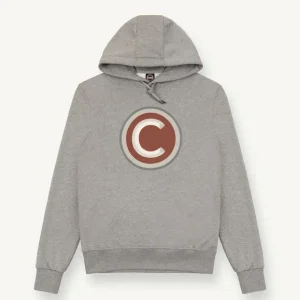 Akce Colmar HOODED SWEATSHIRT WITH MAXI LOGO (Šedá) - Pánská mikina Endorphin Republic