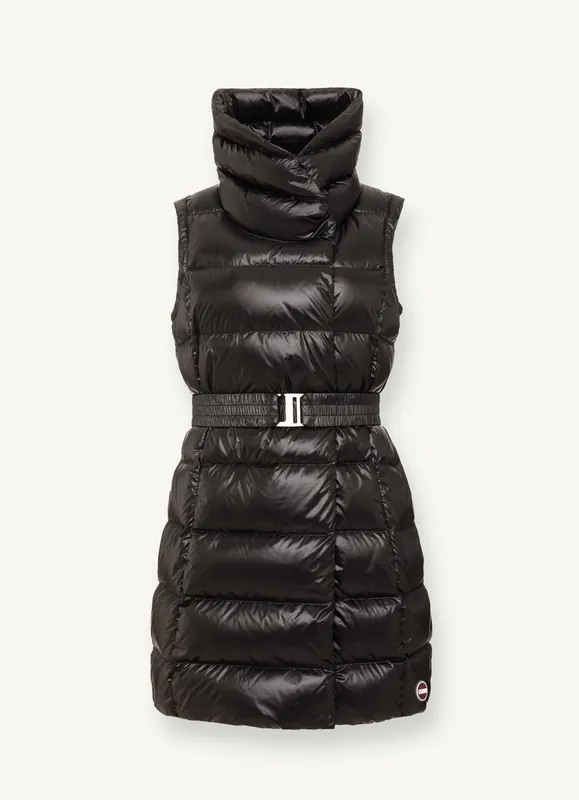 Expresní Doručení Colmar LONG SLEEVELESS DOWN WITH BELT (Černá) - Dámská zimní vesta Endorphin Republic