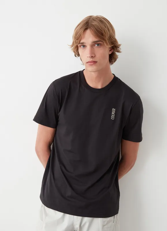 Colmar MENS CREW-NECK COTTON-BLEND T-SHIRT (Černá) - Pánské triko Endorphin Republic Poslední Šance