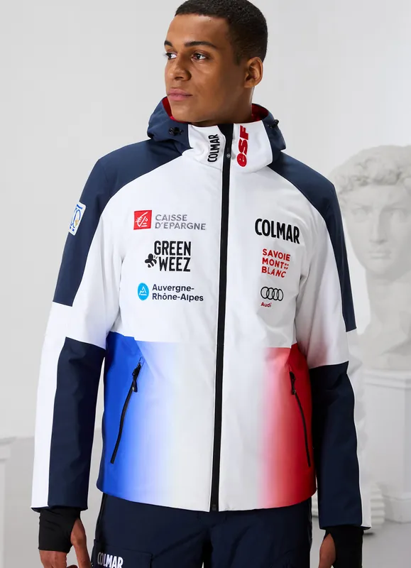 Dokud Zásoby Vydrží Colmar MENS SKI JACKET FRANCE REPLICA (Bílá) - Pánská lyžařská bunda Endorphin Republic