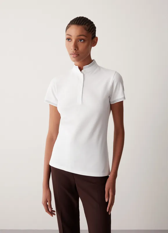 Omezená Nabídka COLMAR ORIGINALS LADIES POLO T-SHIRT 8740 (Bílá) - Dámská triko Endorphin Republic