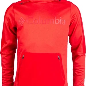 Oblíbený Columbia Maxtrail Midlayer Top (Červená) - Pánská mikina Endorphin Republic
