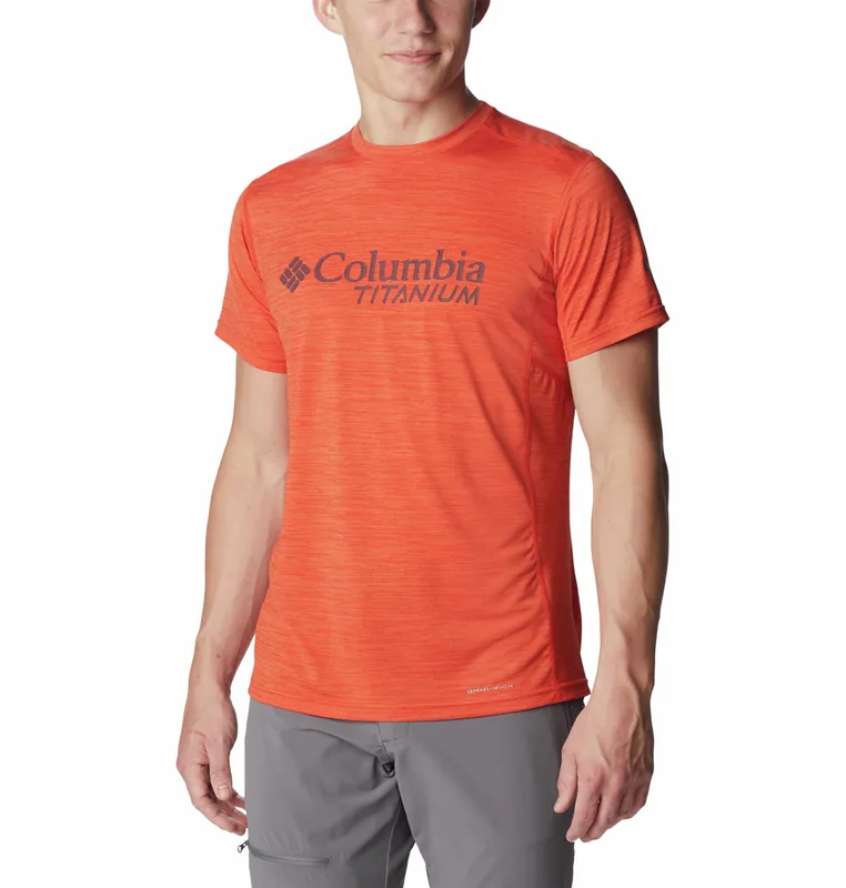 Columbia M Titan Pass™ Graphic Tee (Bílá) - Pánské triko Endorphin Republic Přímo Od Výrobce