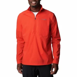 Sleva Columbia M Titan Pass™ Lightweight 1/2 Zip (Červená) - Pánská bunda Endorphin Republic