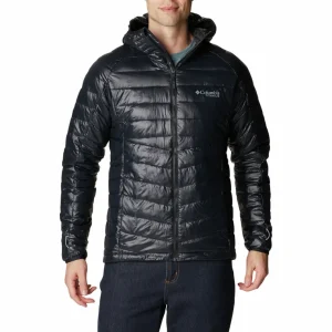 Víkendová Akce Columbia Platinum Peak™ Hooded Jacket (Černá) - Pánská zimní bunda Endorphin Republic