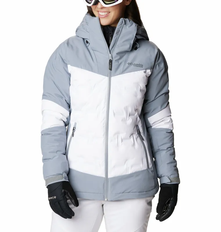 Columbia Wildcard™ III Down Jacket (Bílá) - Dámská zimní bunda Endorphin Republic Nová Kolekce