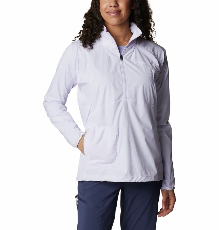 Značkový Columbia W Titan Pass™ Lightweight 1/2 Zip (Purpurová) - Dámská bunda Endorphin Republic