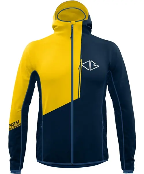 Crazy Idea JACKET ACCELERATION LIGHT (Žlutá) - Pánská bunda Endorphin Republic Výhodná Nabídka