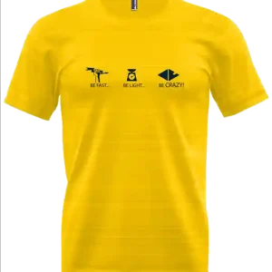 Akce Crazy Idea LOGO (Žlutá) - Pánské triko Endorphin Republic
