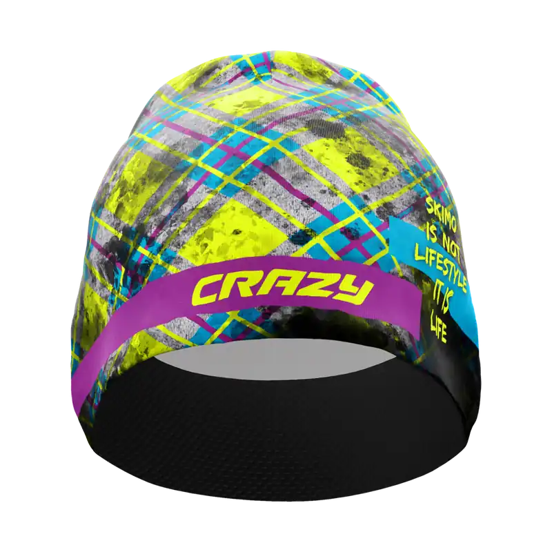 Crazy Idea CAP SPIRE THERMO MAN (Žlutá) - Pánská čepice Endorphin Republic Autentický