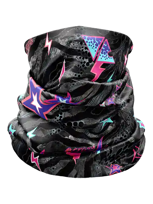 Crazy Idea NECK GAITER LIGHT (Černá) - Nákrčník Endorphin Republic Dokud Zásoby Vydrží