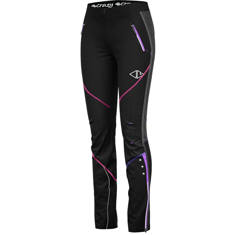 Akce Crazy Idea PANT ELECTRA (Černá) - Dámské kalhoty Endorphin Republic