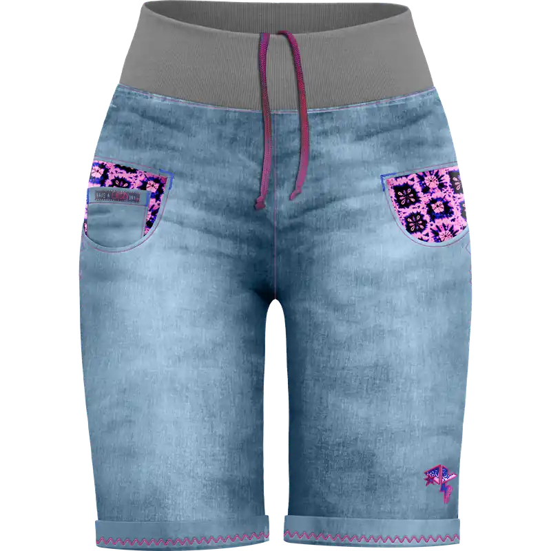 Víkendová Akce Crazy Idea SHORT ARIA (Modrá) - Dámské kraťasy Endorphin Republic