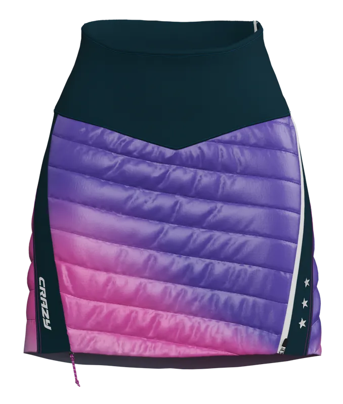 Crazy Idea SKIRT CHANNEL (Světle oranžová) - Zateplená sukně Endorphin Republic Oblíbený