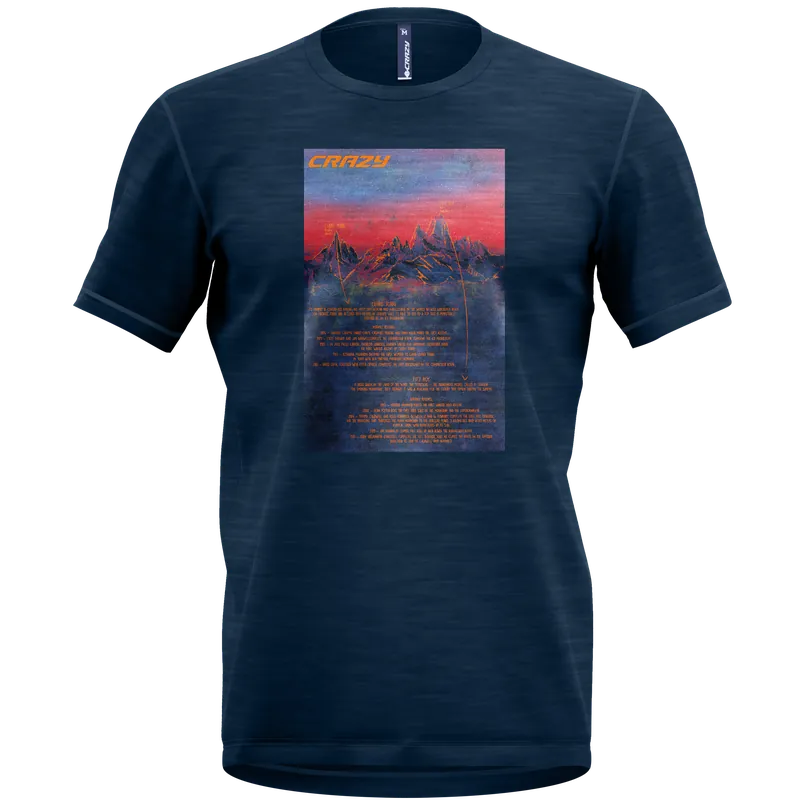 Crazy Idea T-SHIRT JOKER (Modrá) - Pánské triko Endorphin Republic Přímo Od Výrobce