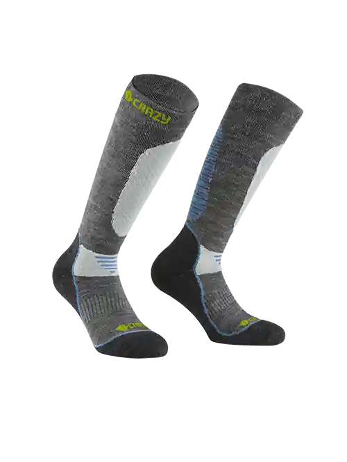 Crazy Idea WOOL SOCKS (Černá) - Zimní podkolenky Endorphin Republic Must-Have