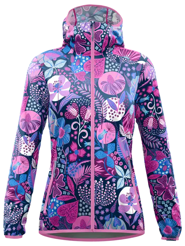 Crazy JKT WONDER MAGIC SHELL (Fialová) - Dámská bunda Endorphin Republic Vysoce Kvalitní