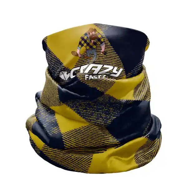 Crazy Idea NECK GAITER LIGHT (Modrá) - Multifunkční nákrčník Endorphin Republic Značkový