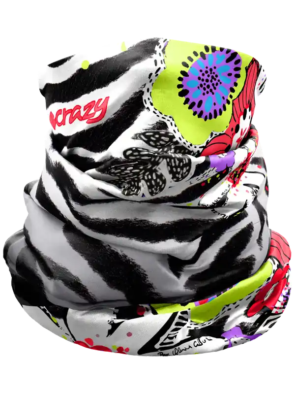 Crazy Idea NECK GAITER LIGHT (Šedá) - Multifunkční nákrčník Endorphin Republic Nakupujte Hned