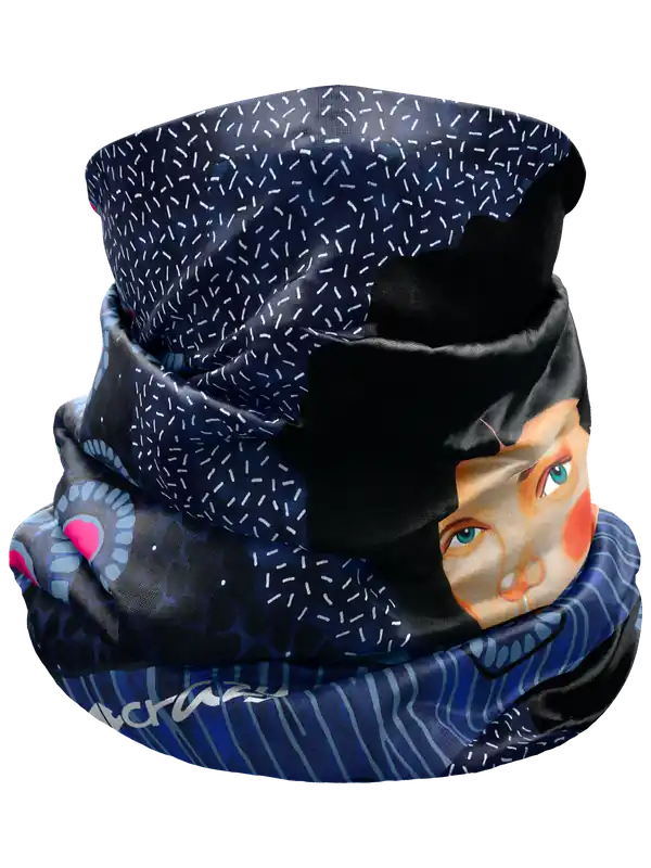 Aktuální Crazy Idea NECK GAITER LIGHT (Fialová) - Multifunkční nákrčník Endorphin Republic