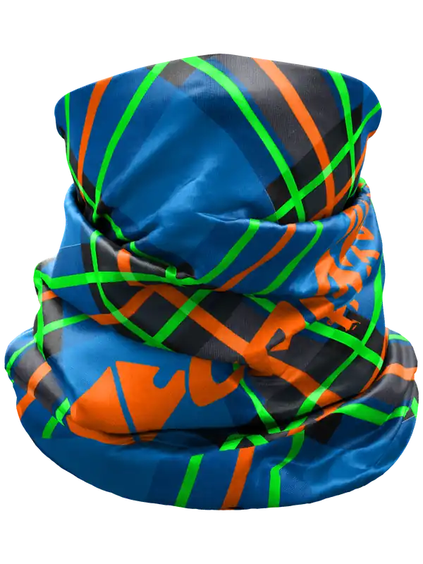 Sezónní Sleva Crazy Idea NECK GAITER LIGHT (Oranžová) - Multifunkční nákrčník Endorphin Republic