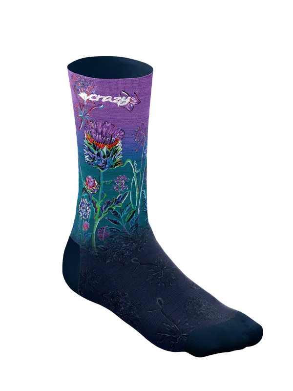 Crazy SOCKS (Purpurová) - Ponožky Endorphin Republic Jen Po Omezenou Doba
