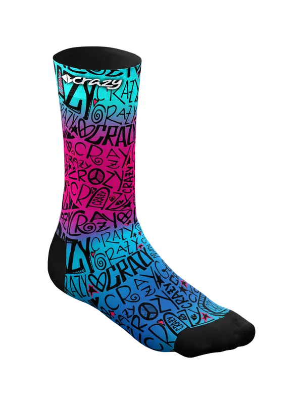 Ihned K Objednání Crazy SOCKS (Fialová) - Ponožky Endorphin Republic