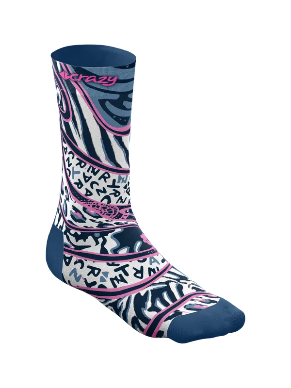 Finální Výprodej Crazy SOCKS (Fialová) - Ponožky Endorphin Republic