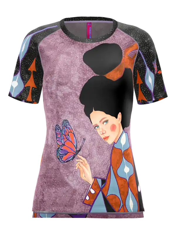 Top Prodej Crazy T-SHIRT WONDER MAGIC (Purpurová) - Dámské triko Endorphin Republic