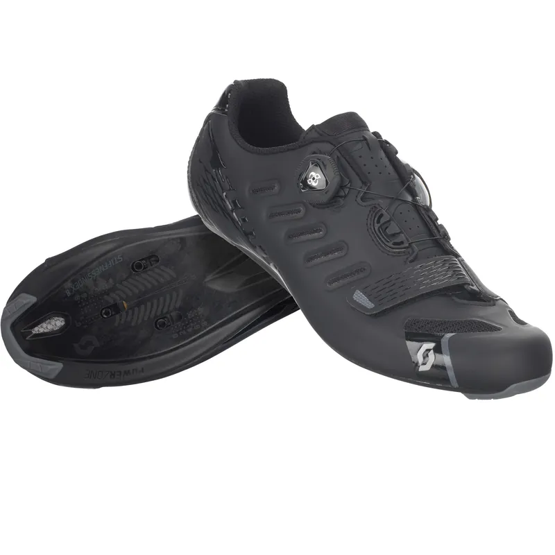 Finální Výprodej SCOTT Shoe Road Team Boa (Černá) - Silniční cyklistické tretry Endorphin Republic