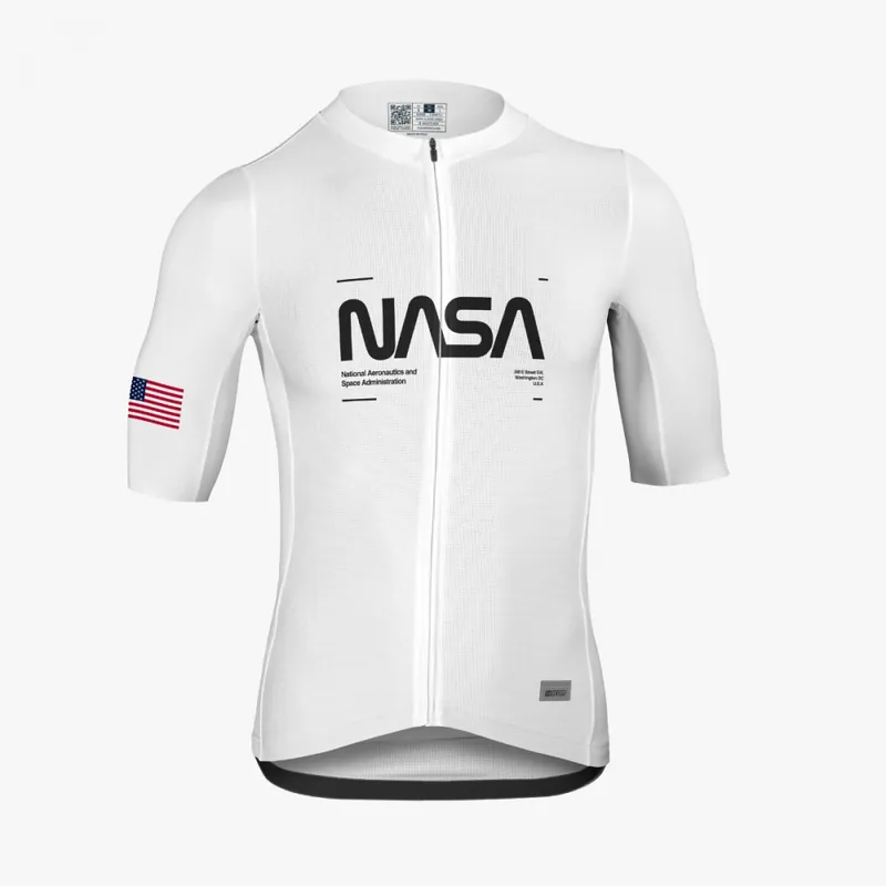 Cyklistický dres Scicon X Space Agency s krátkým rukávem (Bílá) - Pánský cyklistický dres Endorphin Republic Cenový Hit