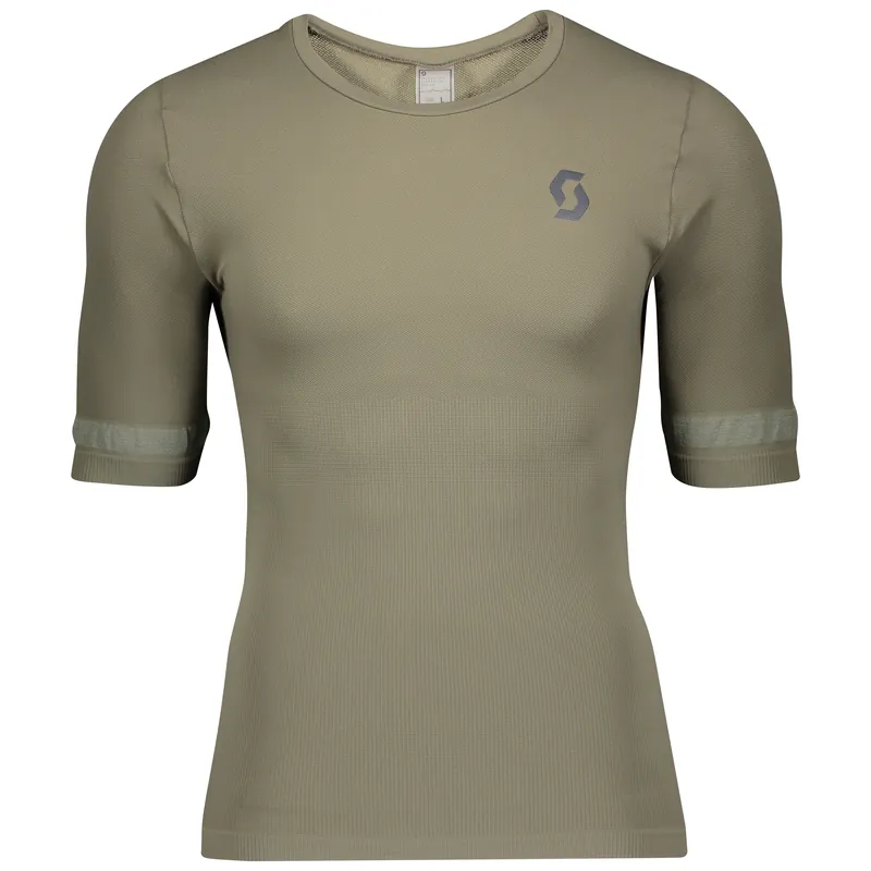Výprodej SCOTT Shirt M‘s Endurance Knit s/sl (Šedá) - Pánský cyklistický dres s krátkým rukávem Endorphin Republic