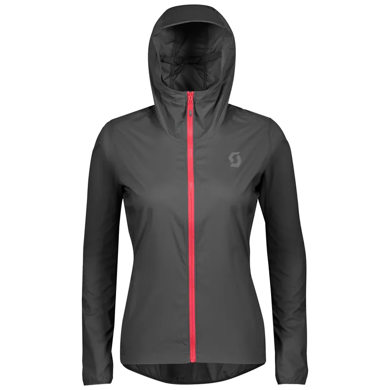 Super Cena Scott Jacket W‘s Trail Run WB Light w/hood (Černá) - dámská běžecká bunda s kapucí Endorphin Republic