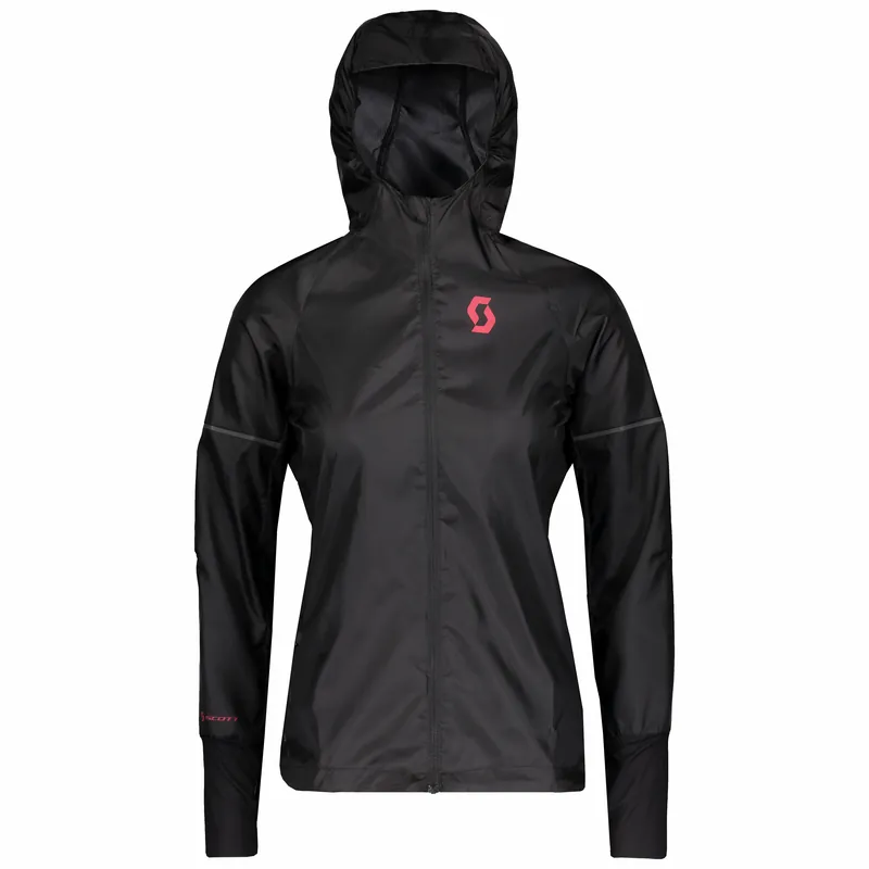 Výhodná Nabídka Scott Jacket W‘s Kinabalu Run WB (Černá) - Dámská běžecká bunda Endorphin Republic