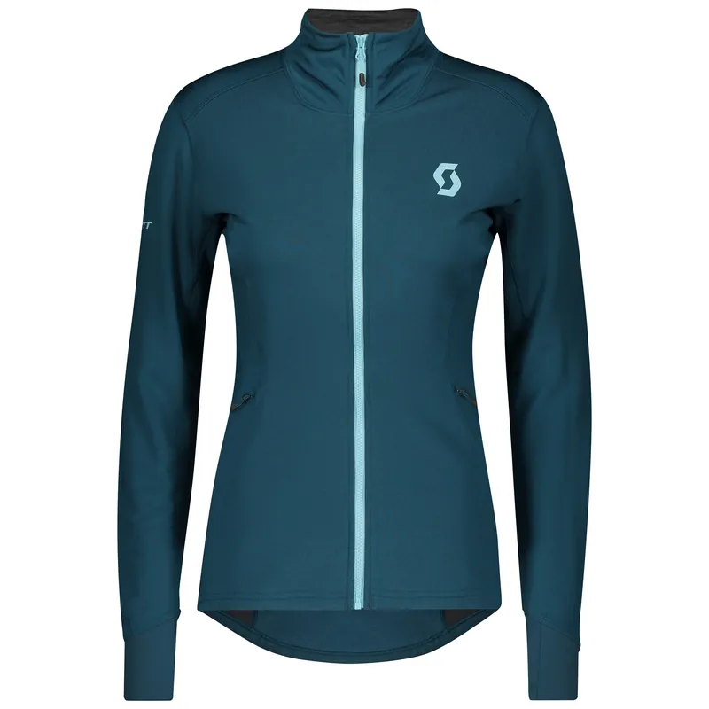 Akční Nabídka SCOTT Jacket W‘s Trail MTN Merino (Modrá) - Dámská bunda na kolo Endorphin Republic