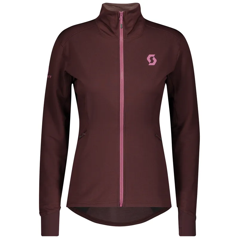 SCOTT Jacket W‘s Trail MTN Merino (Tmavě červená) - Dámská bunda na kolo Endorphin Republic Kup Teď