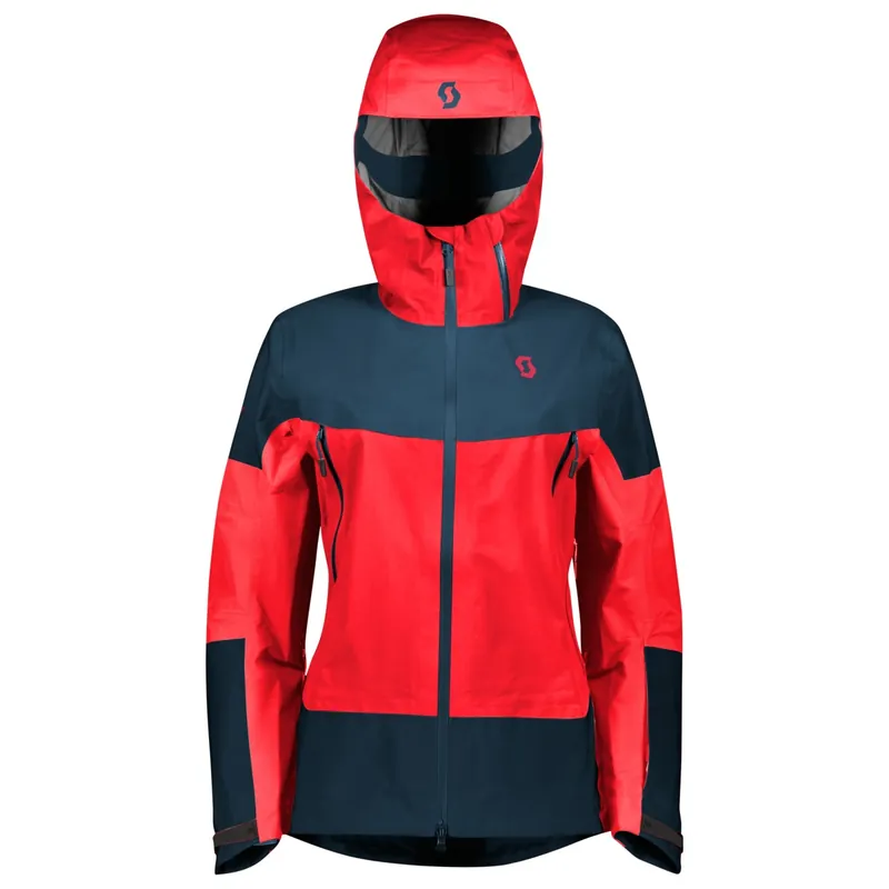 Scott Jacket W‘s Vertic Tour (Červená) - Dámská bunda Endorphin Republic Zlevněný