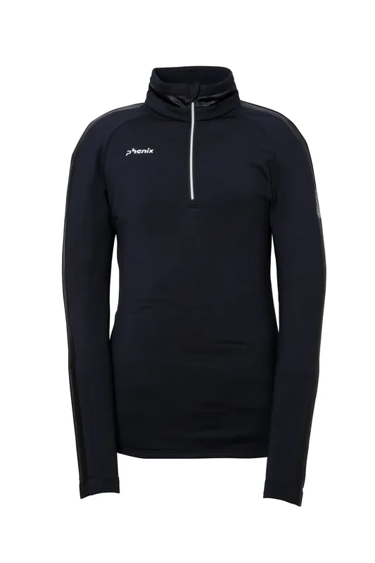 Phenix Chalcedony 1/2 Zip Tee (Černá) - Dámská lyžařská mikina Endorphin Republic Expresní Doručení
