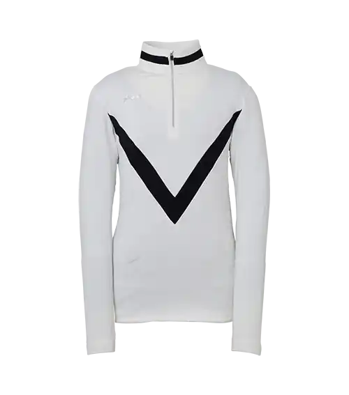 Sleva Phenix Fluorite 1/2 Zip Tee (Bílá) - Dámská lyžařská mikina Endorphin Republic