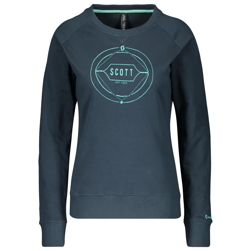 Scott Crewneck W‘s 10 Casual (Tmavě modrá) - Dámská mikina s kulatým výstřihem Endorphin Republic Akční Nabídka
