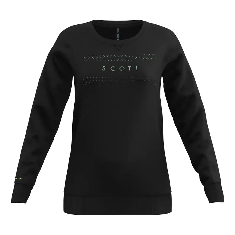 Scott Crewneck W‘s 10 Casual (Černá) - Dámská mikina s kulatým výstřihem Endorphin Republic Autentický