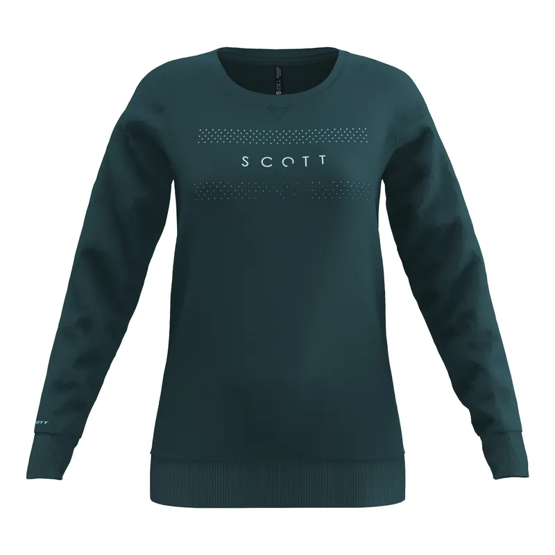 Scott Crewneck W‘s 10 Casual (Modrá) - Dámská mikina s kulatým výstřihem Endorphin Republic Výhodná Nabídka