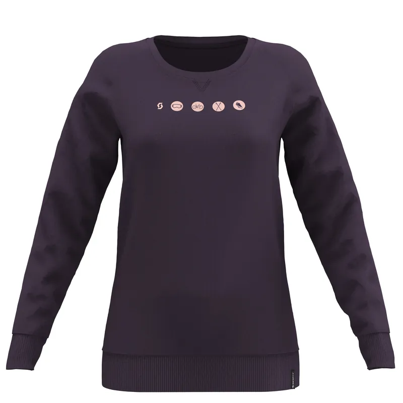 SCOTT 10 Casual (Fialová) - Dámská mikina Endorphin Republic Sleva