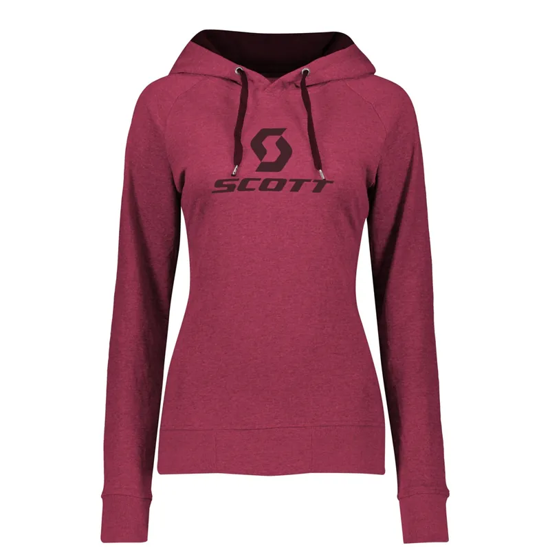 Sezónní Sleva SCO Hoody W‘s 10 Icon l/sl (Červená) - Dámská mikina s kapucí Endorphin Republic