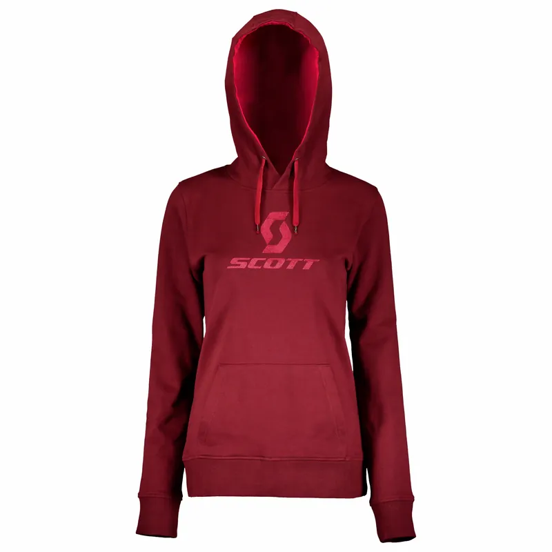 SCO Hoody W‘s 10 Icon l/sl (Červená) - Dámská mikina s kapucí Endorphin Republic Akce