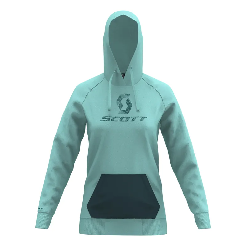 SCO Hoody W‘s 10 Icon l/sl (Modrá) - Dámská mikina s kapucí Endorphin Republic Oblíbený