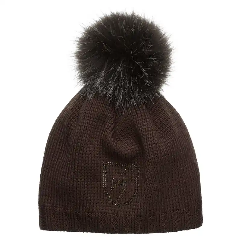 Cenově Výhodný Dámská vlněná čepice TONI SAILER Beanie Fur (Tmavě červená) Endorphin Republic